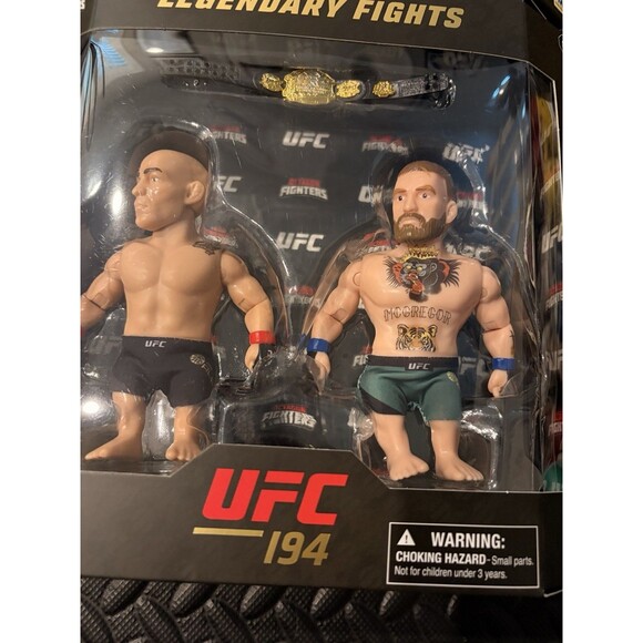 New UFC Octagon Fighters "Legendary Fights" Two Pack UFC MMA Lot of 2 Figures - Picture 2 of 6